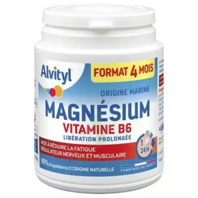 Alvityl Magnésium Vitamine B6 Libération Prolongée Comprimés Lp Pot/120 à Hagetmau
